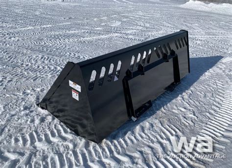 skid steer snow bucket price|84 inch skid steer bucket.